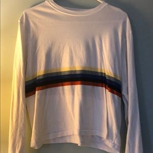 brandy melville long sleeved striped top